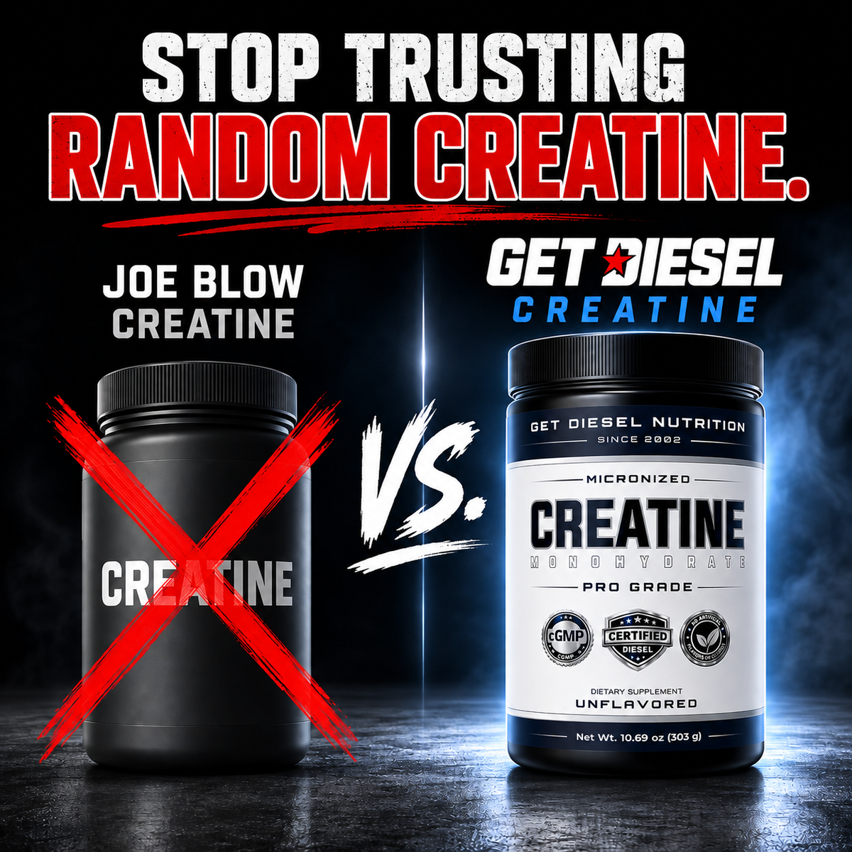 GET DIESEL Pro Grade Creatine