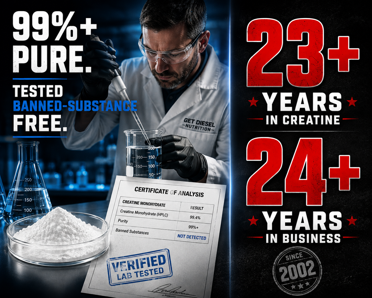 GET DIESEL Pro Grade Creatine