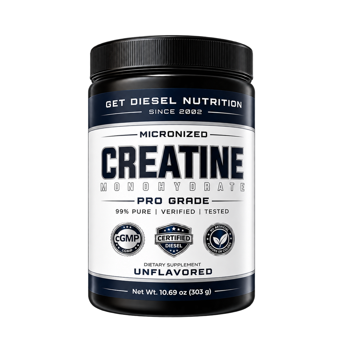 GET DIESEL Pro Grade Creatine jar