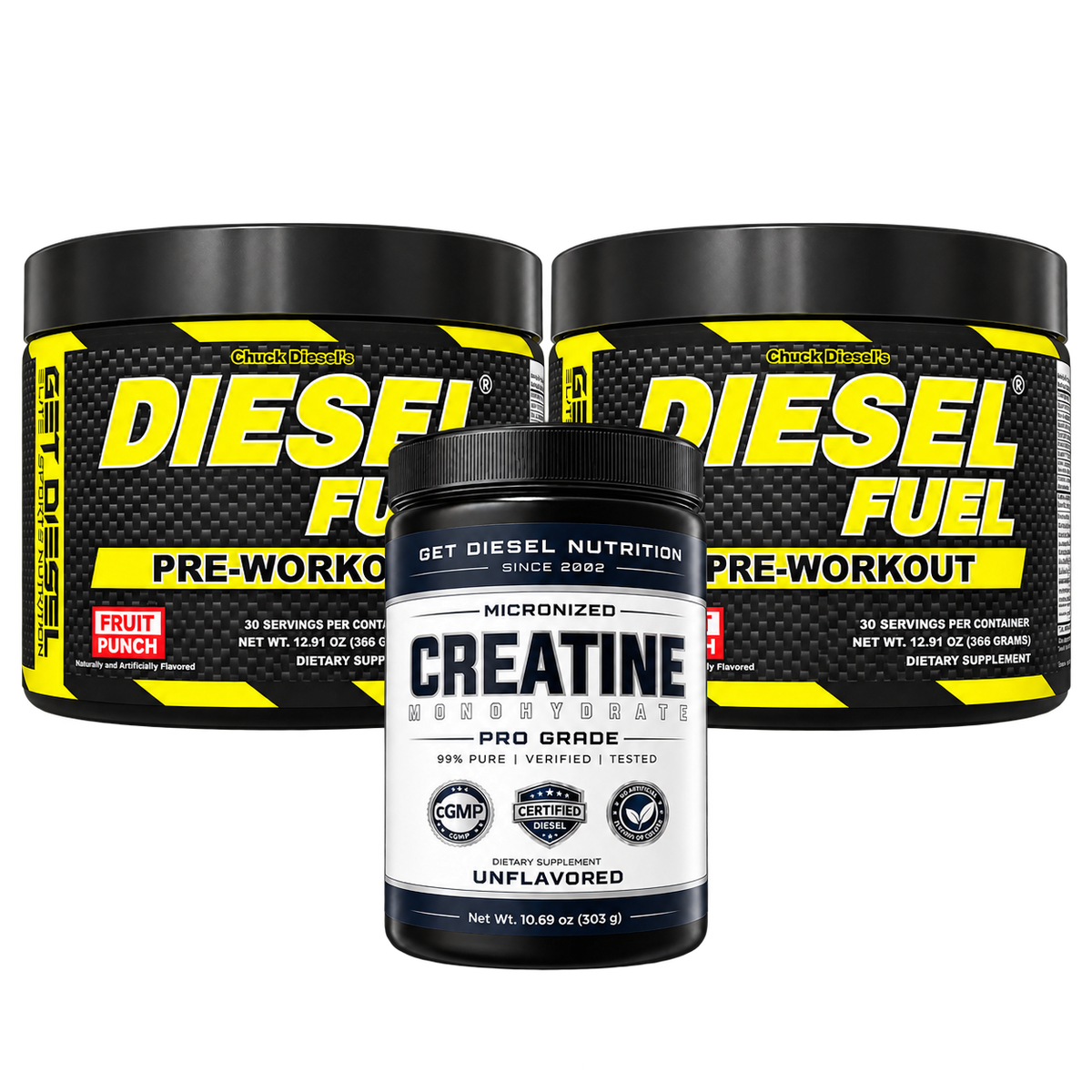 BOGO - Two DIESEL FUEL + Free Creatine