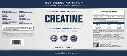 GET DIESEL Pro Grade Creatine