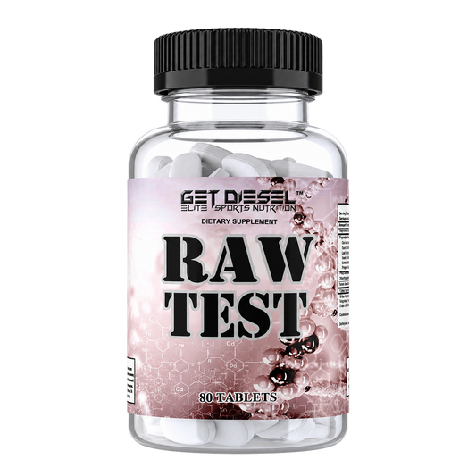 Raw Test 80-tablet bottle